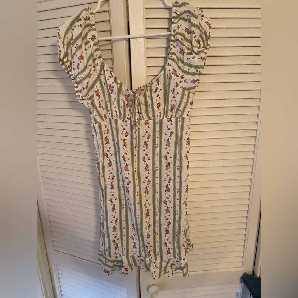 NWOT Floral Mini Babydoll Dress